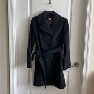 Black Wool Pea Coat Jcrew